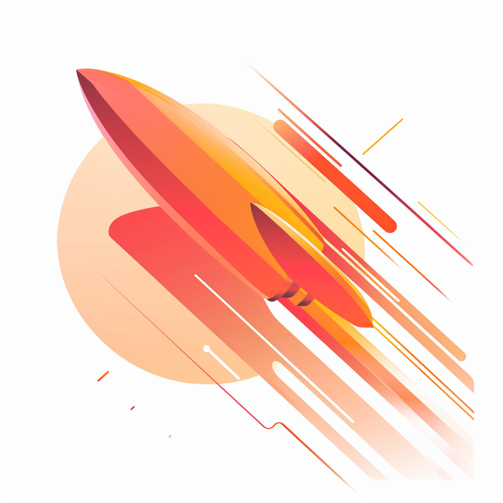 Fast abstract website icon