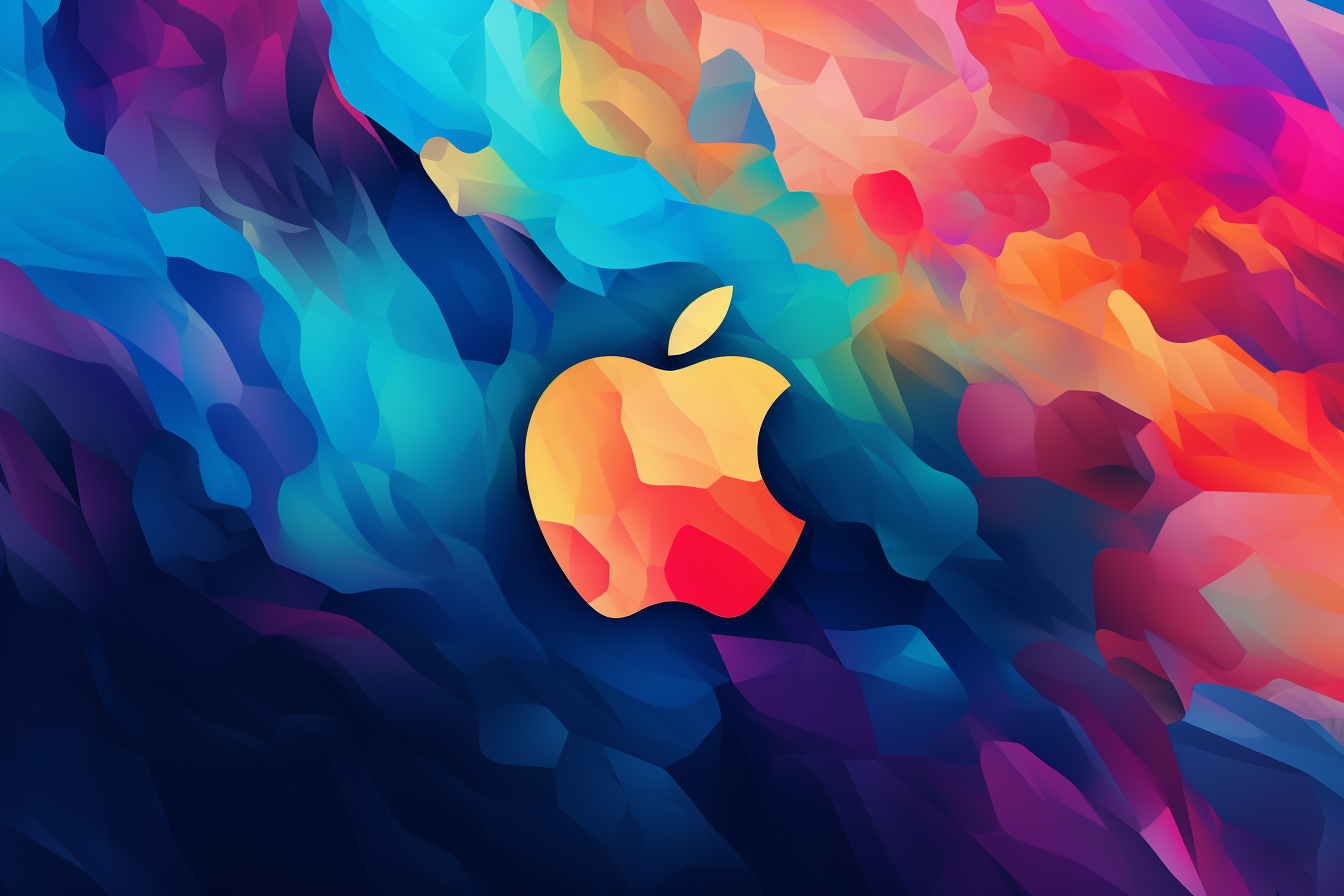 Abstract background with mountings like Apple presentation