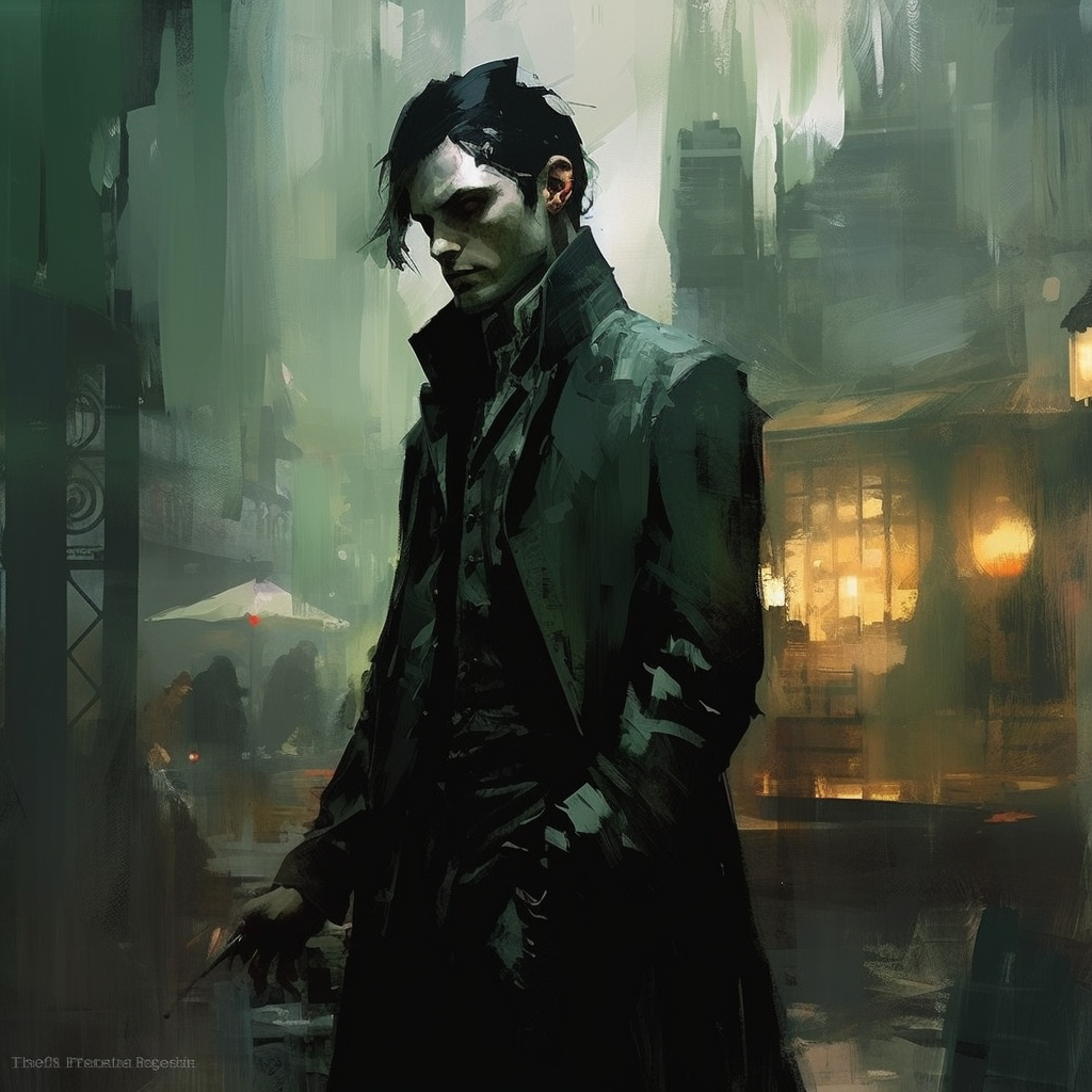 Colorful abstract artwork by Jeremy Mann