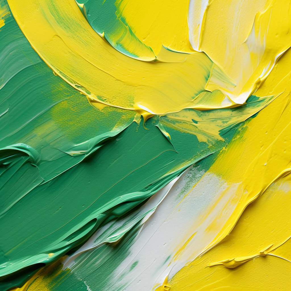 Abstract colorful green yellow painting texture