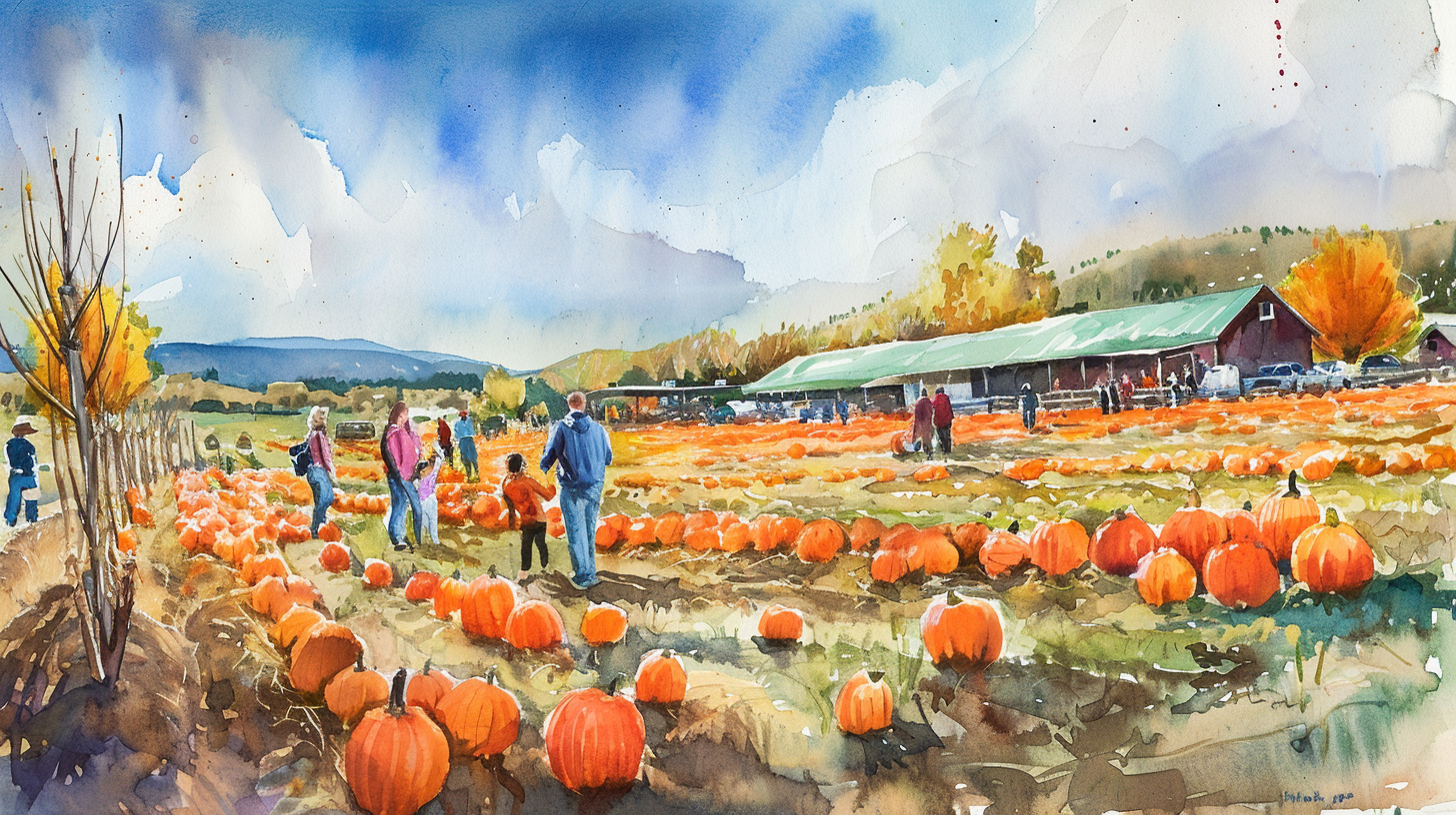 Pumpkins at Pumpkin Patch Farm