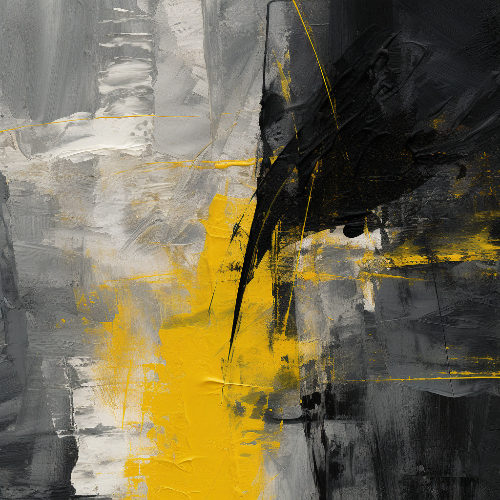 Abstract Gray Yellow Image