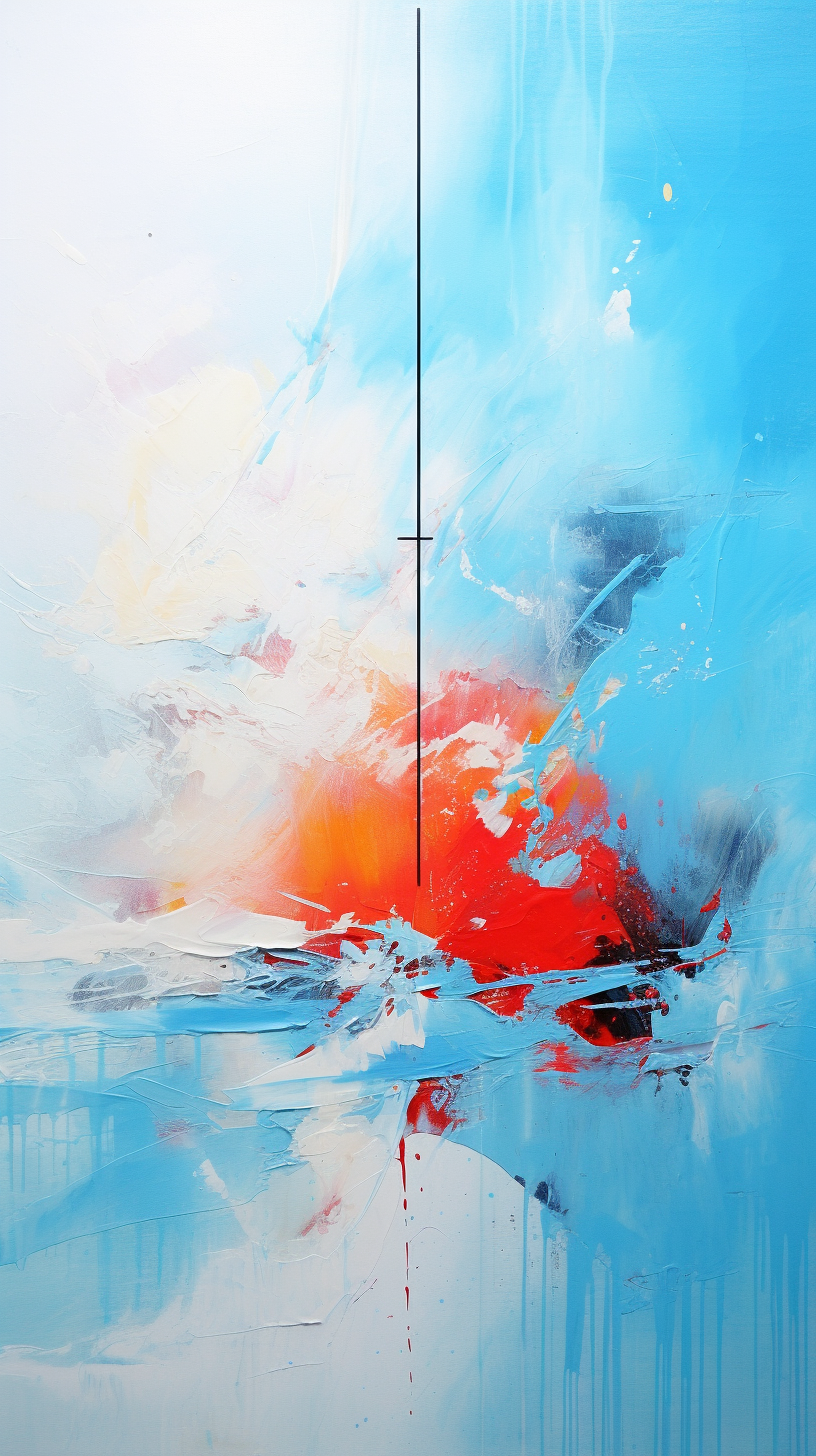 Abstract icebreaker painting artwork