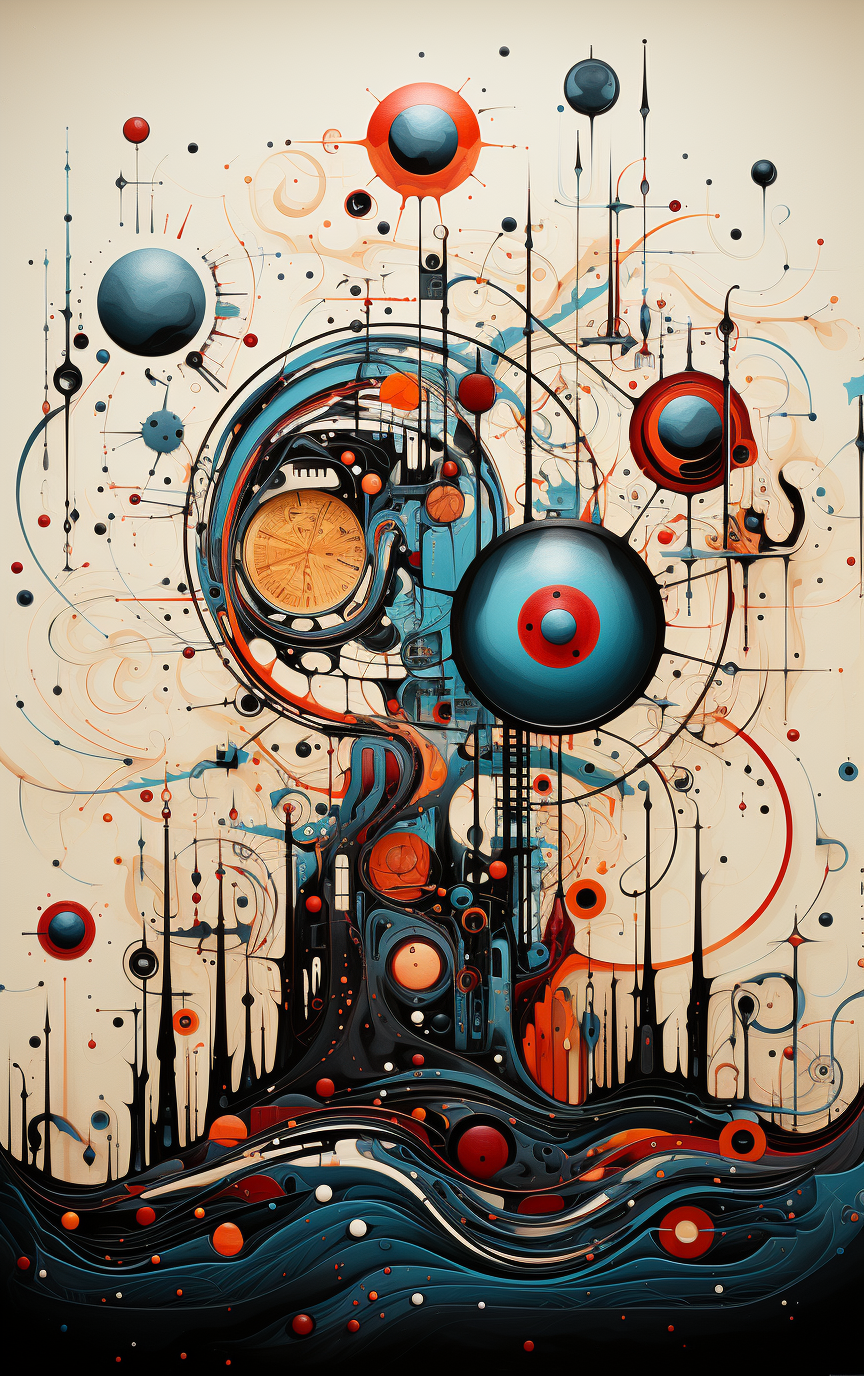 Whimsical Abstract Painting Artwork