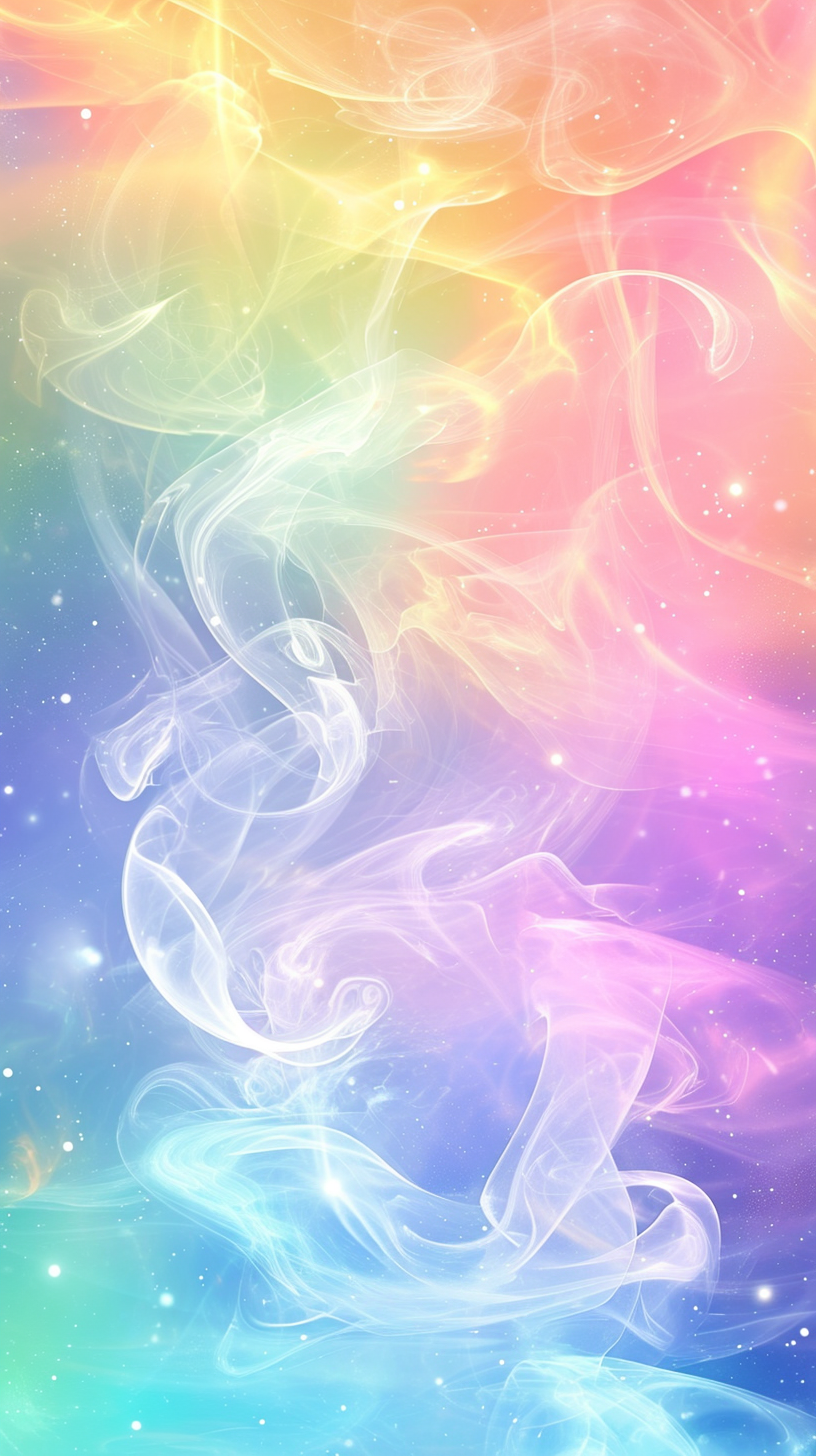 Abstract rainbow background