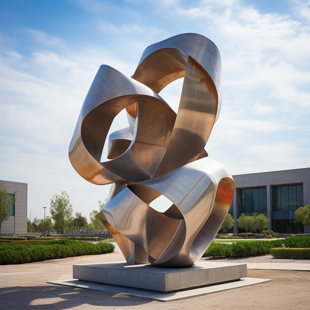 Abstract sculpture statue tower