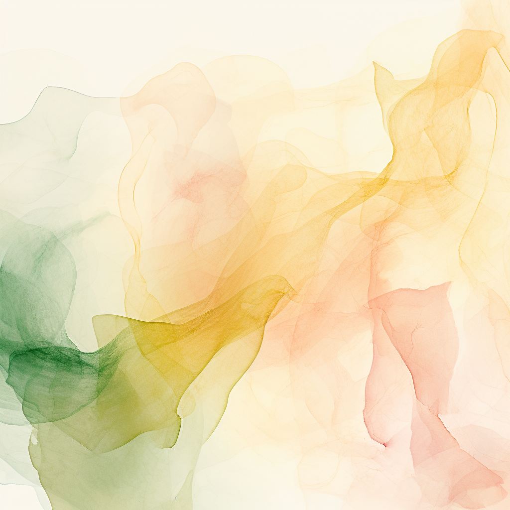 Vibrant watercolor blotches artwork