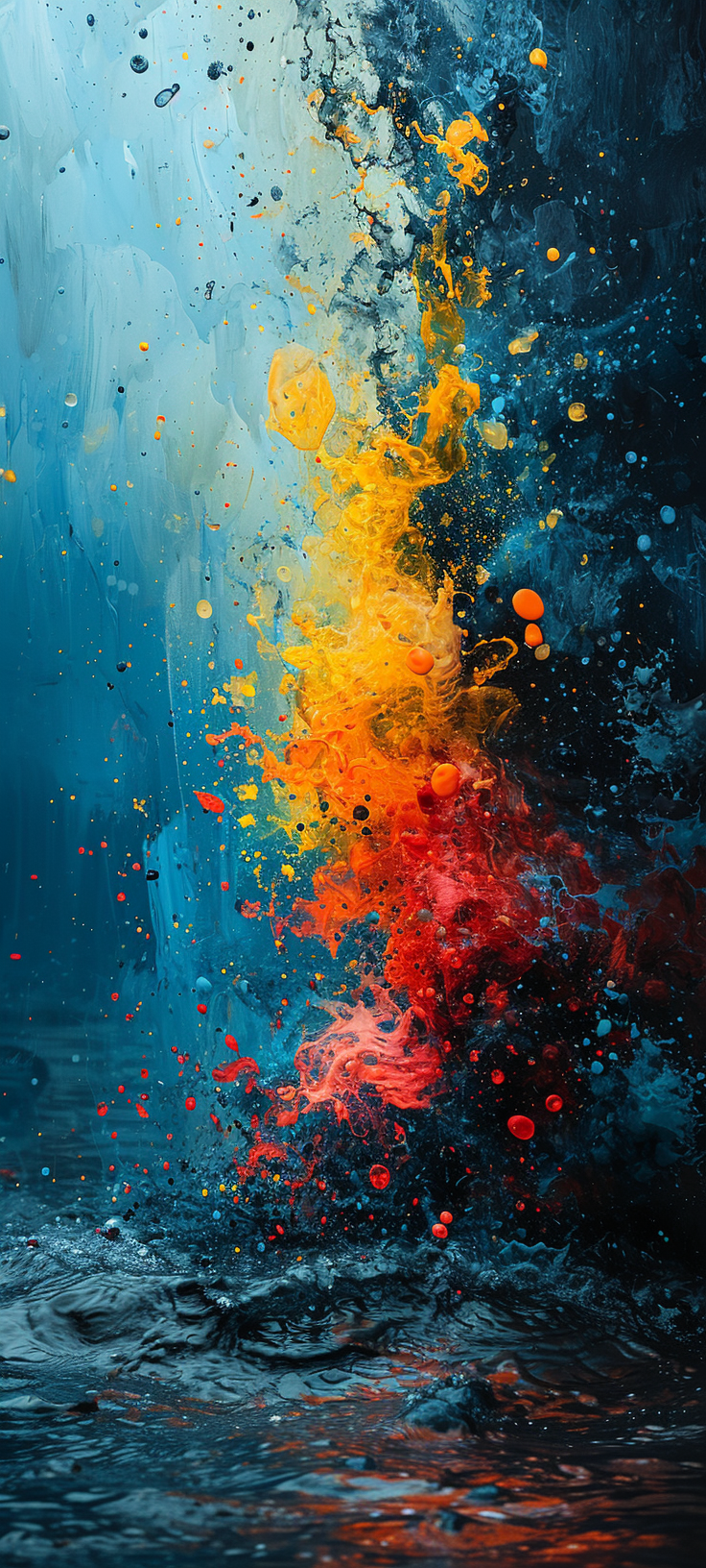 Abstract dark iPhone background