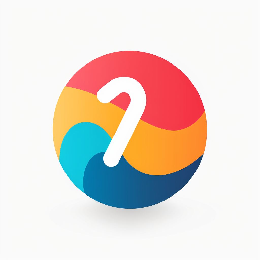 Simple Flat-style Abstract Icon Question Mark