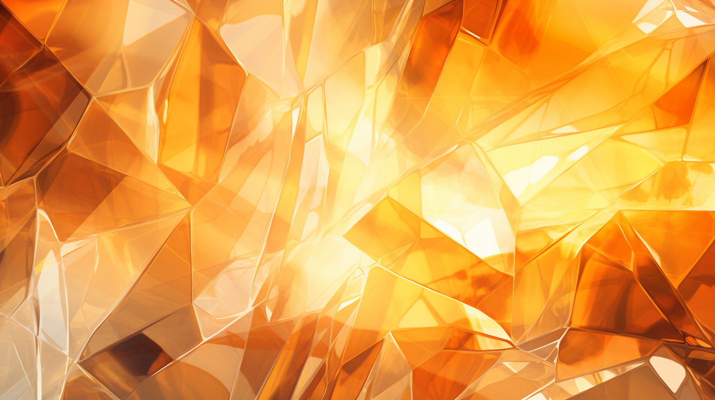 Abstract Shards of Light Reflection in Warm Tones