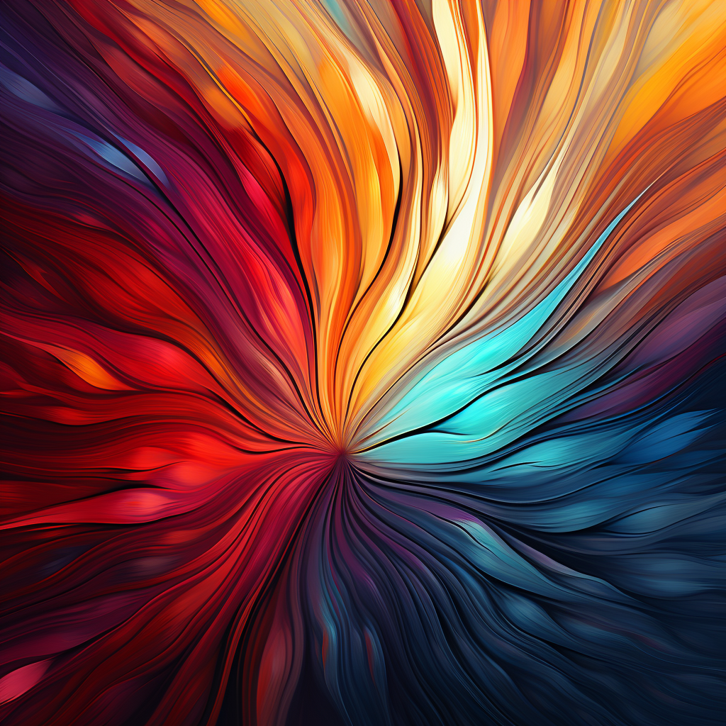 Colorful abstract pattern art