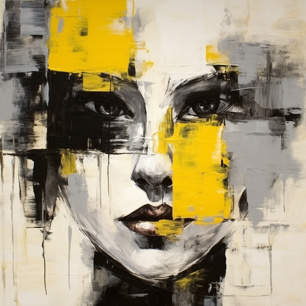 Vibrant Abstract Woman Artwork