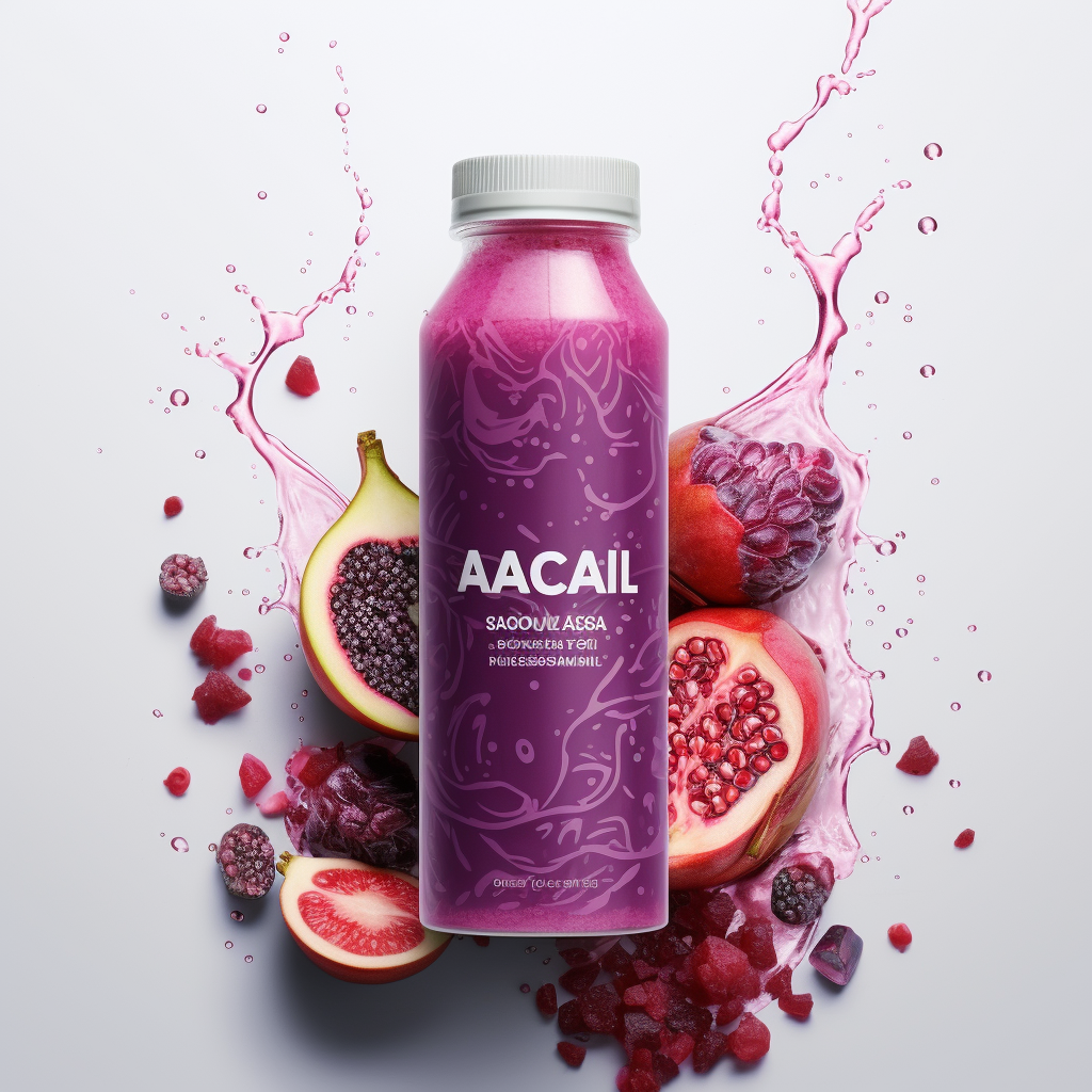 Acai Dragon Fruit Shake Packaging Image