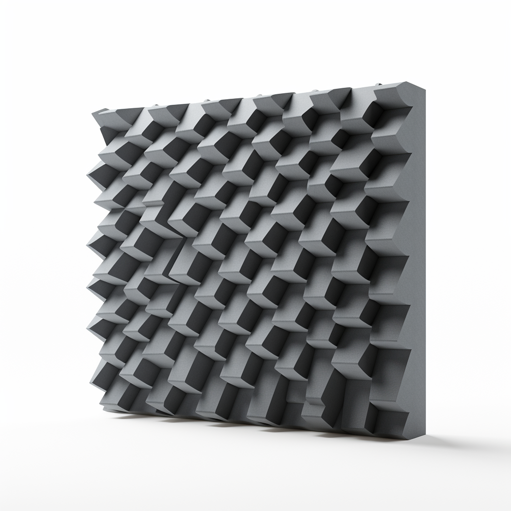 Acoustic foam panel for soundproofing