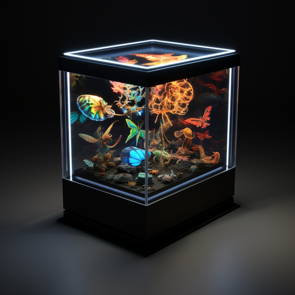 Acrylic Collection Case with LED Display