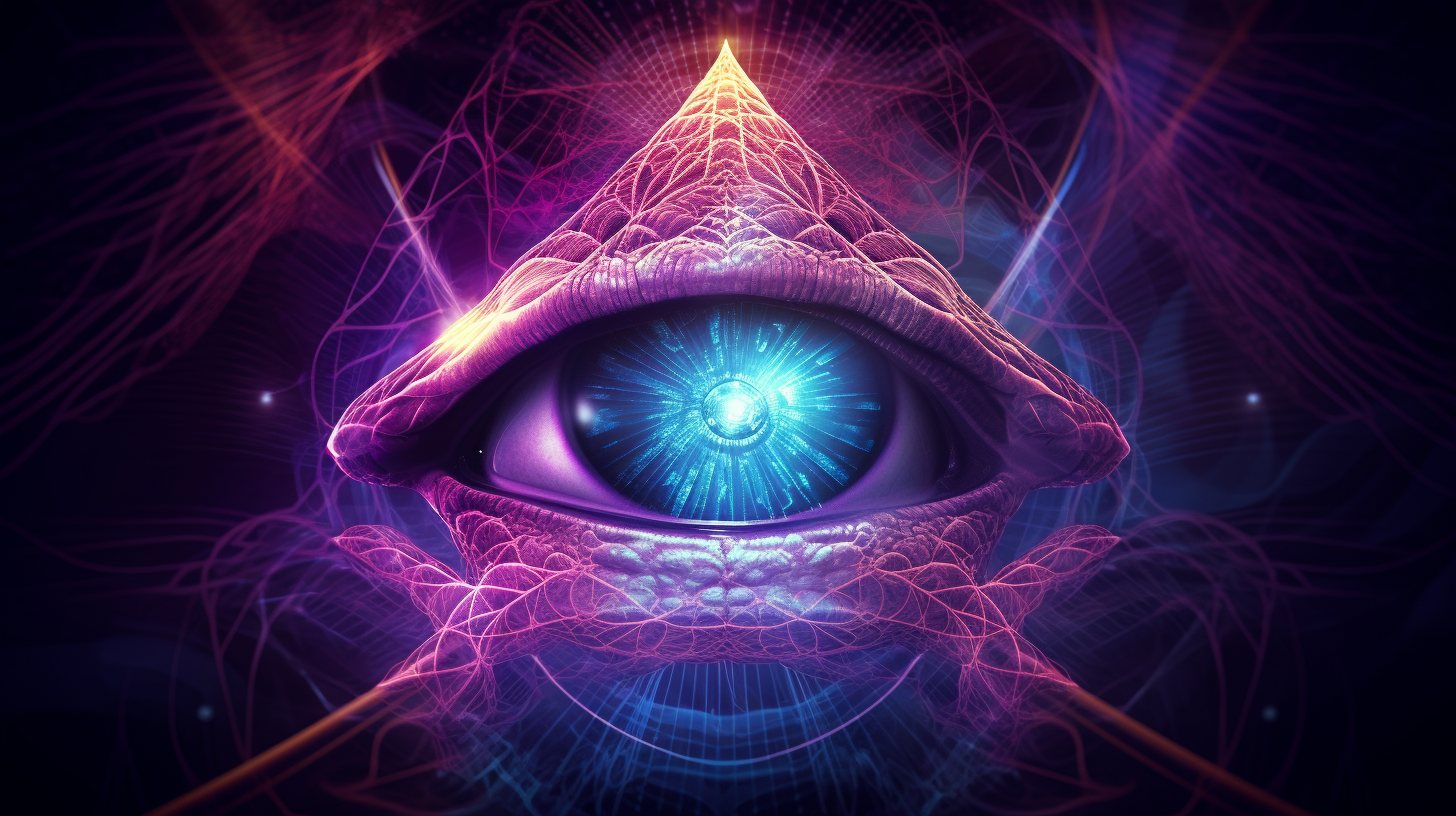 Activated Pineal Gland Emitting Cosmic Energy