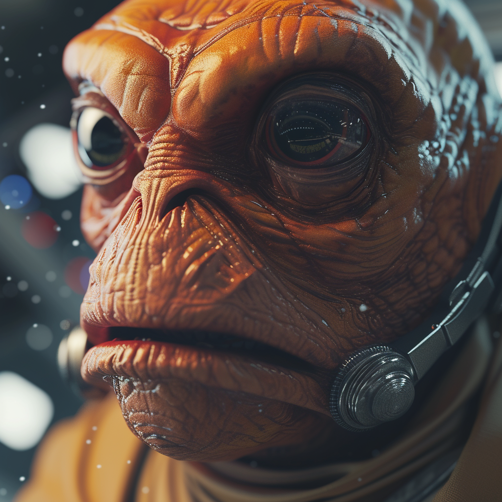 Admiral Ackbar close up