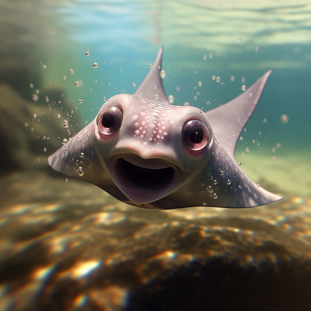 Cute Realistic Stingray Picture