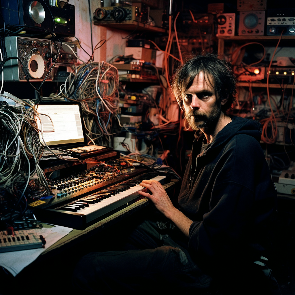 Portrait of Adrian Finch, Electronic Music Artist