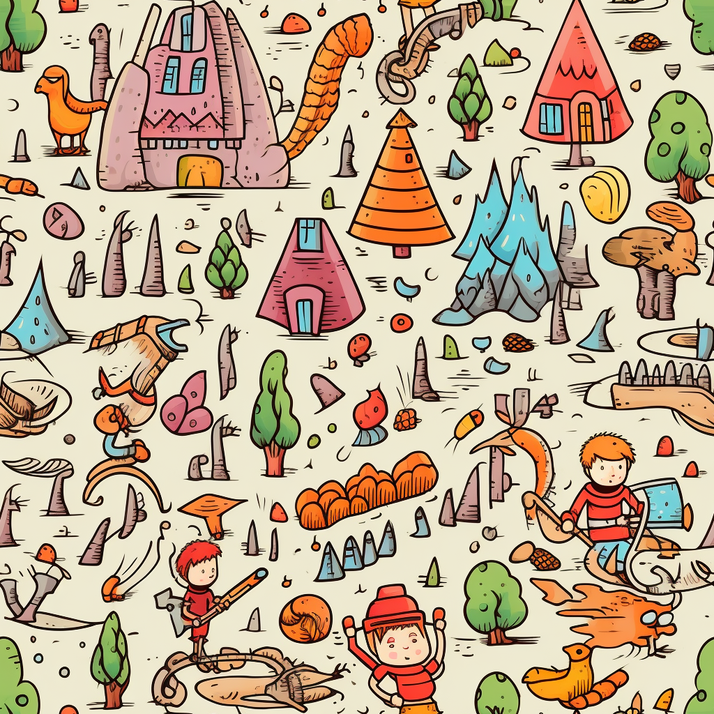 Fun-filled Adventure coloring book