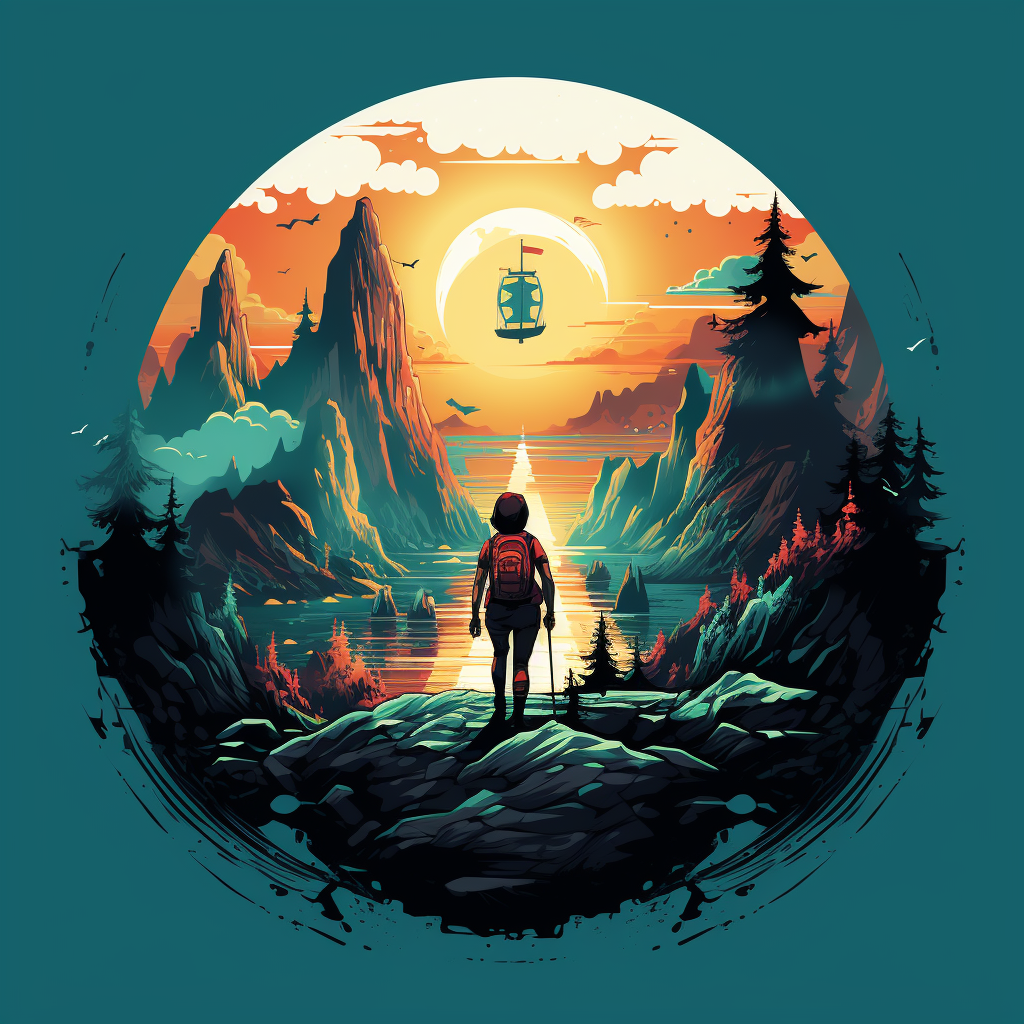 Adventure Exploration T-Shirt Design