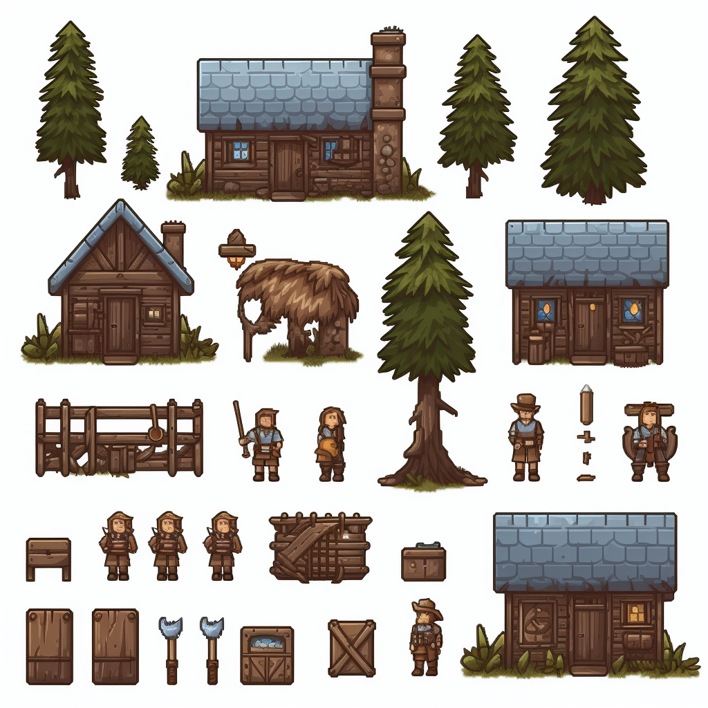 Adventurer Pixel Art In-Game Asset