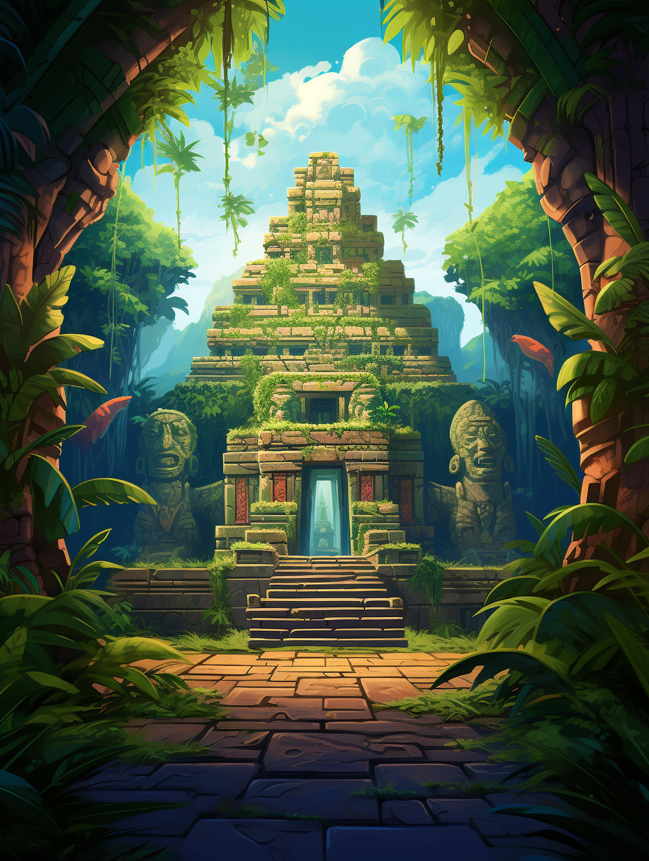 Jungle scene with hidden clues