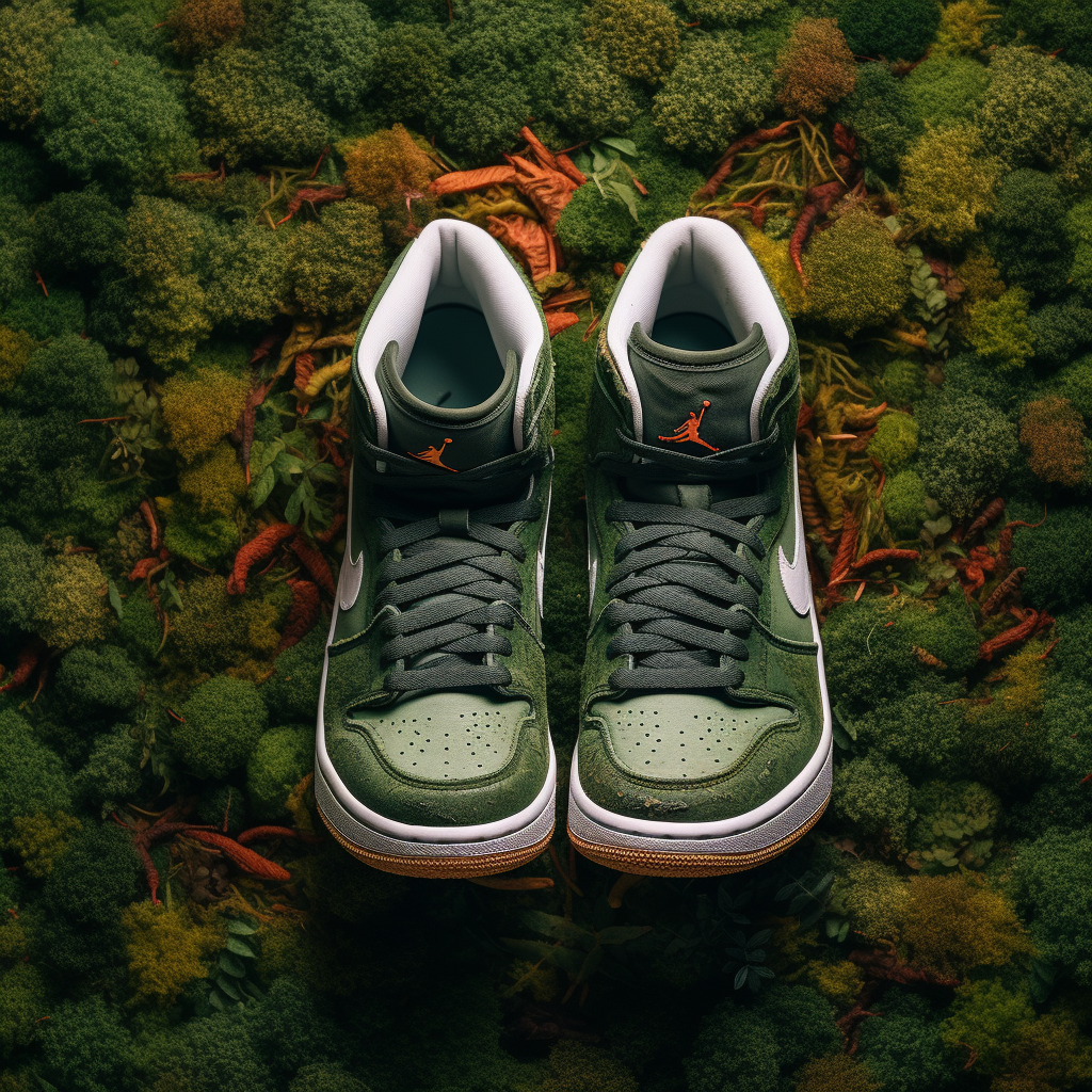 Travis Scott Sneakers on Basketball Court