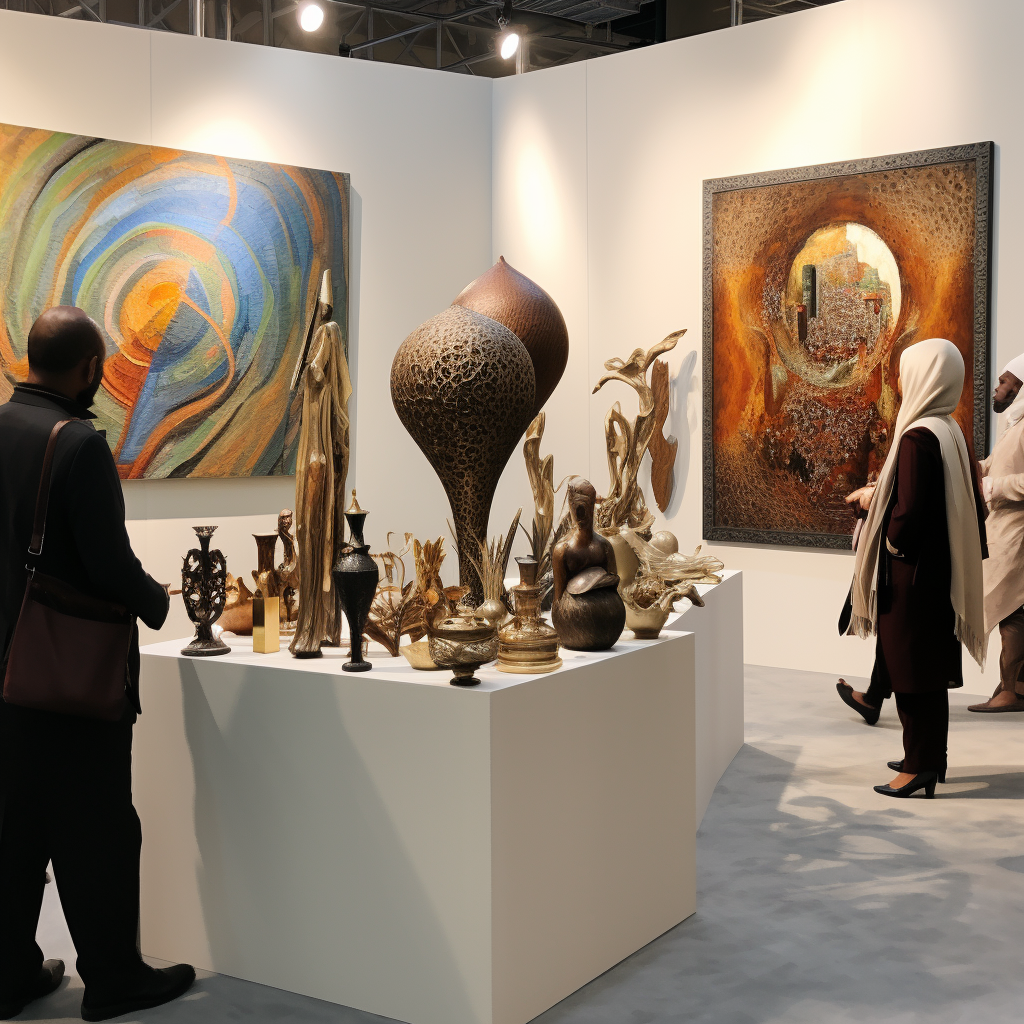 African cultural forum exhibition in Riyadh