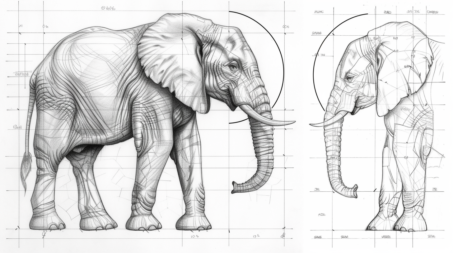 African Elephant Drawing Tutorial