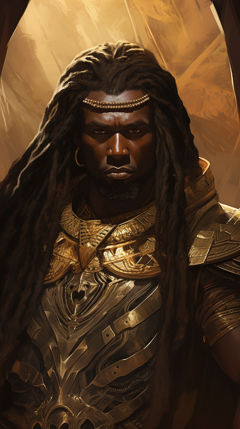 Intricate African Lord of the Rings Fantasy