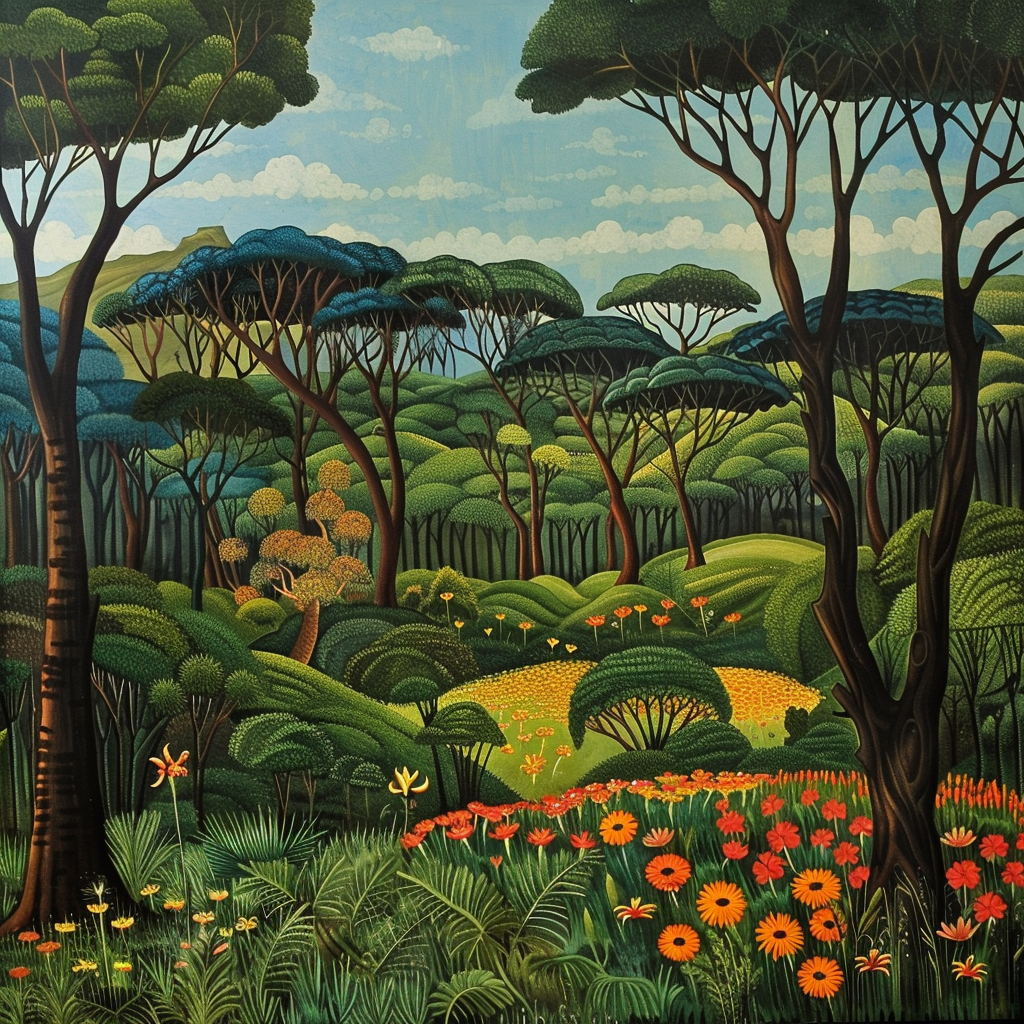 African Forest Rousseau Style