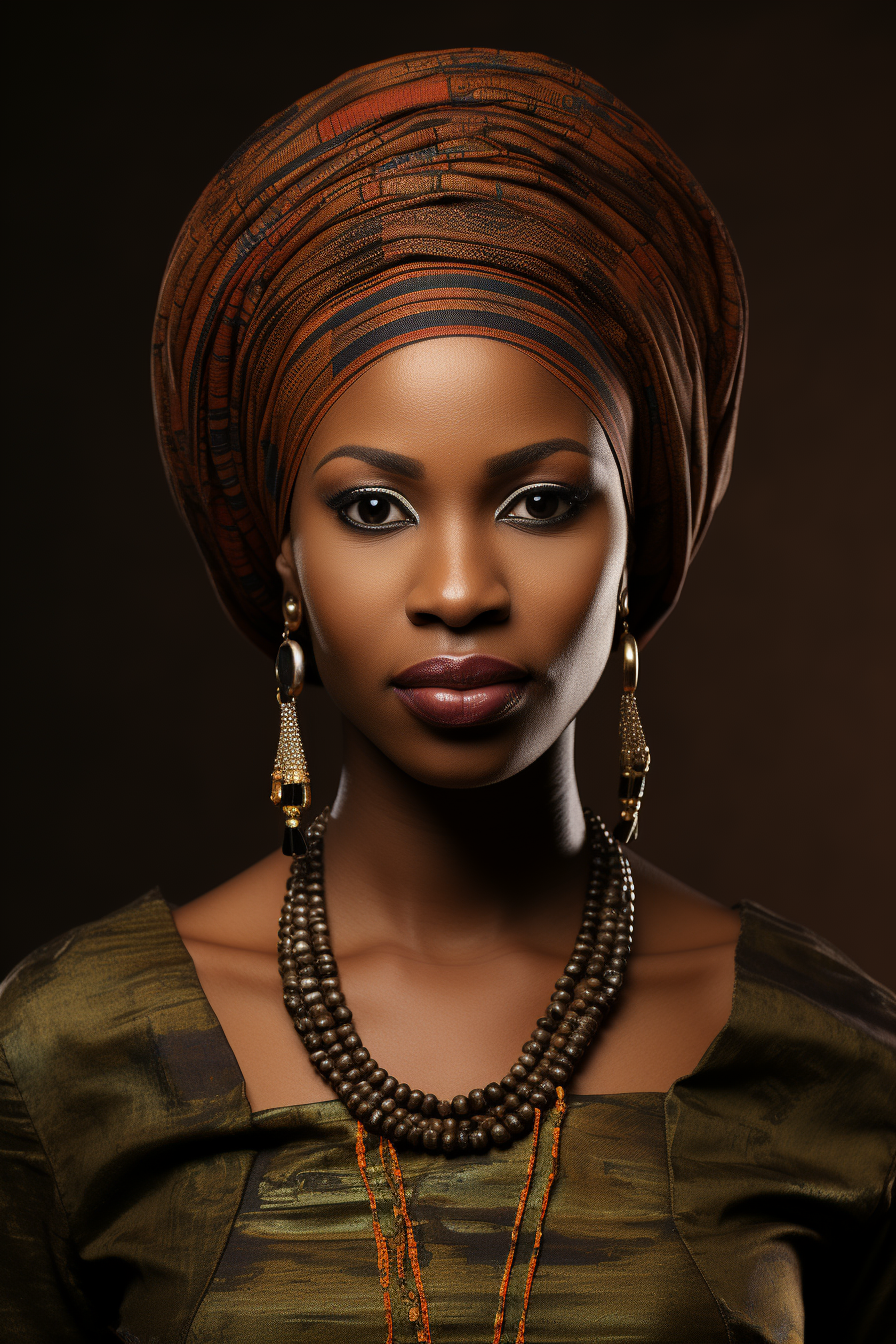 Beautiful African women portraits in book cover design