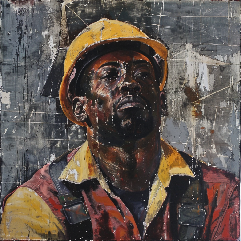 African American Construction Worker Photo