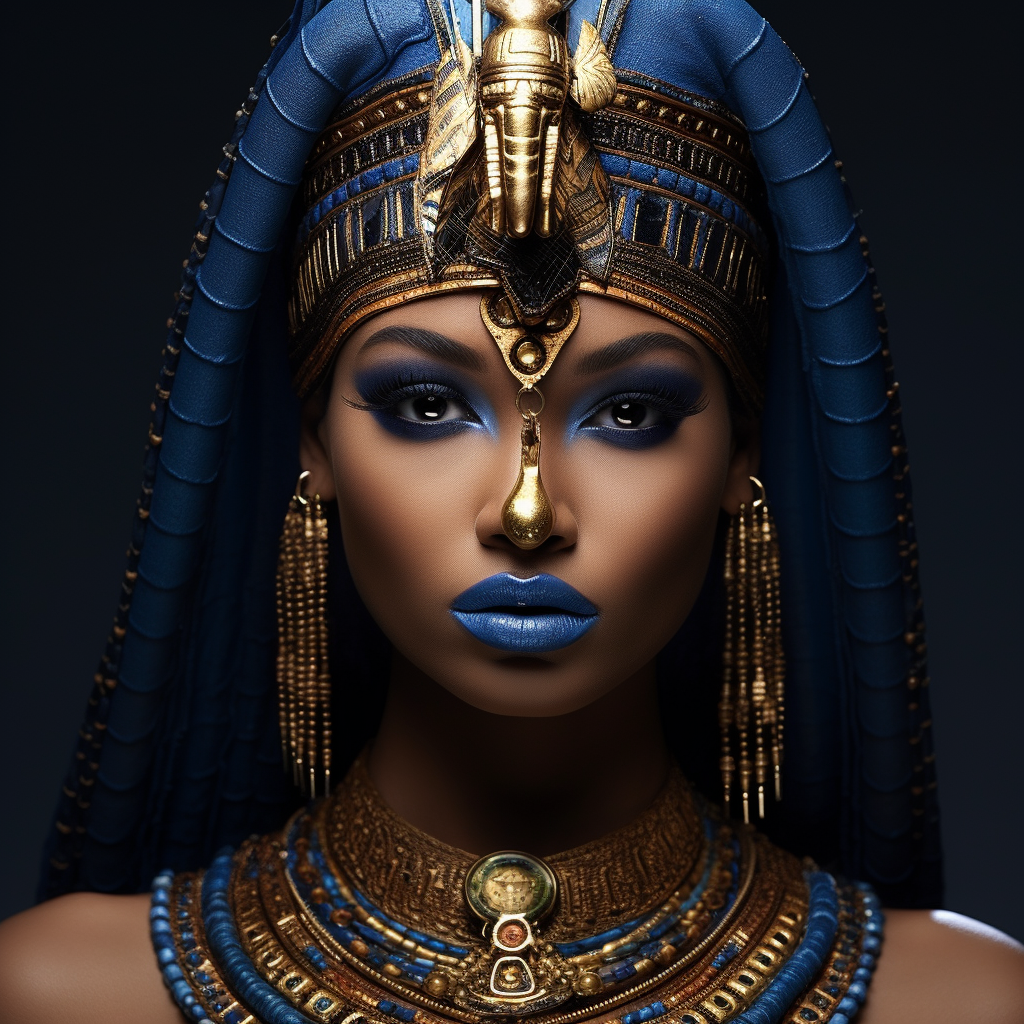 Beautiful African Nubian Woman Pharaoh