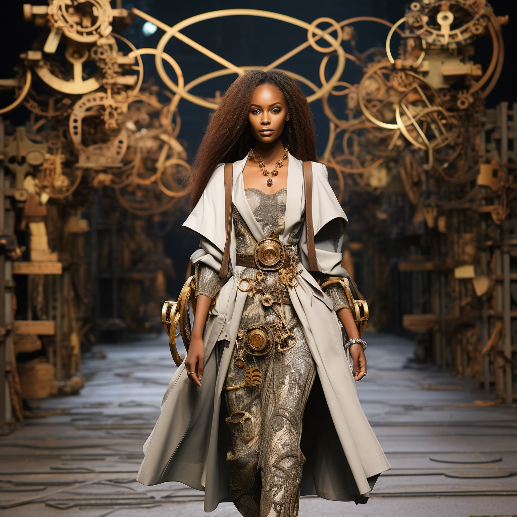 Fashion Blend with Afrofuturistic Elements  ?