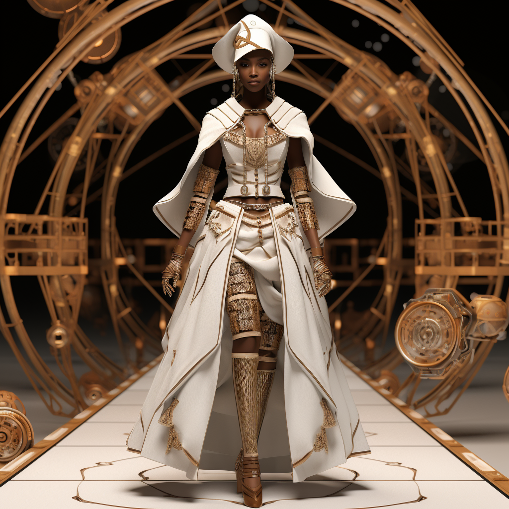 Fashion-forward Afrofuturistic outfit inspiration