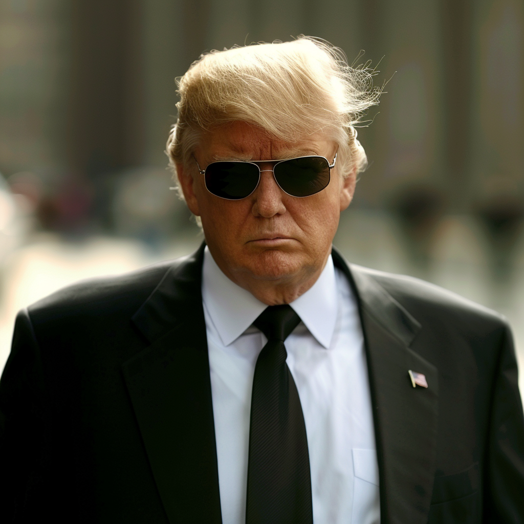 Secret Agent Donald Trump Photo