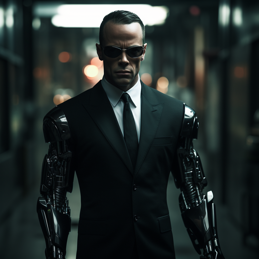 Agent Smith Robot Bionic Android Image