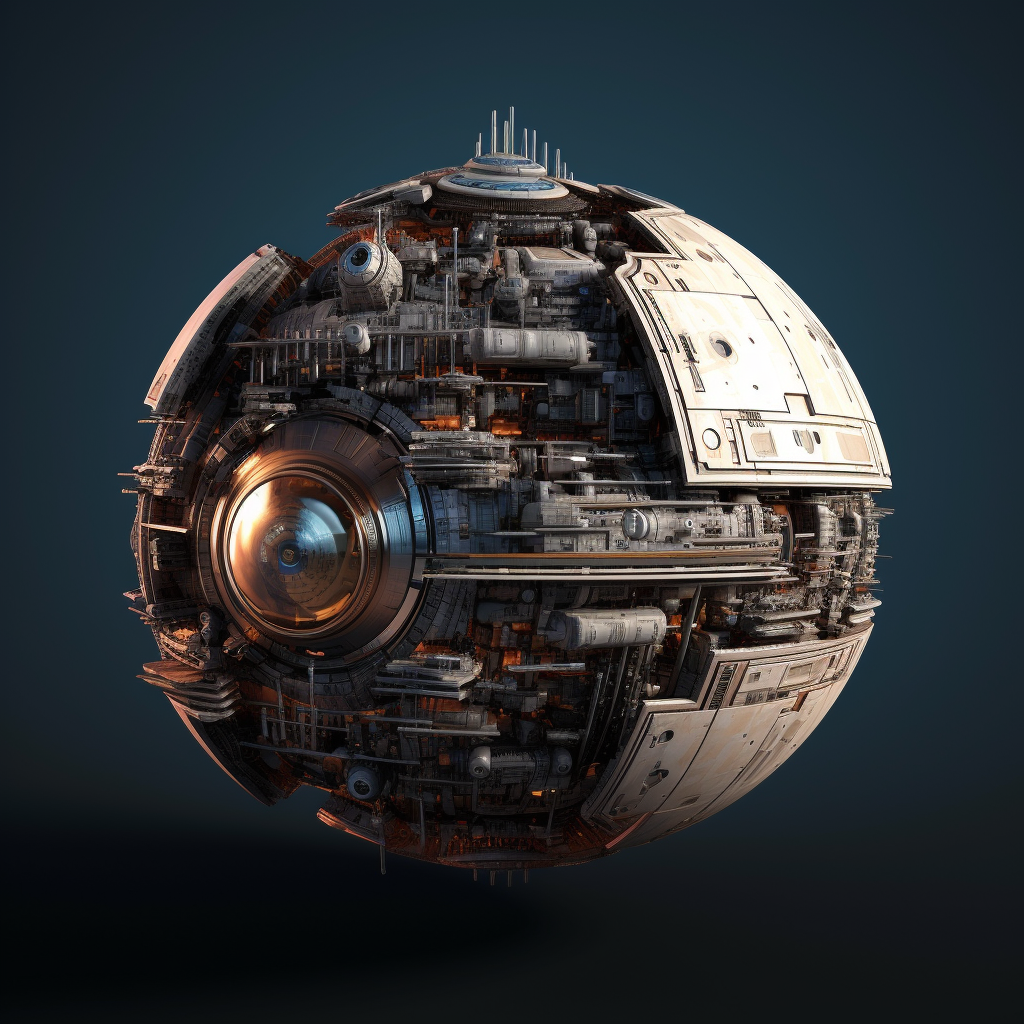 Aggressive Starship Half Sphere Design