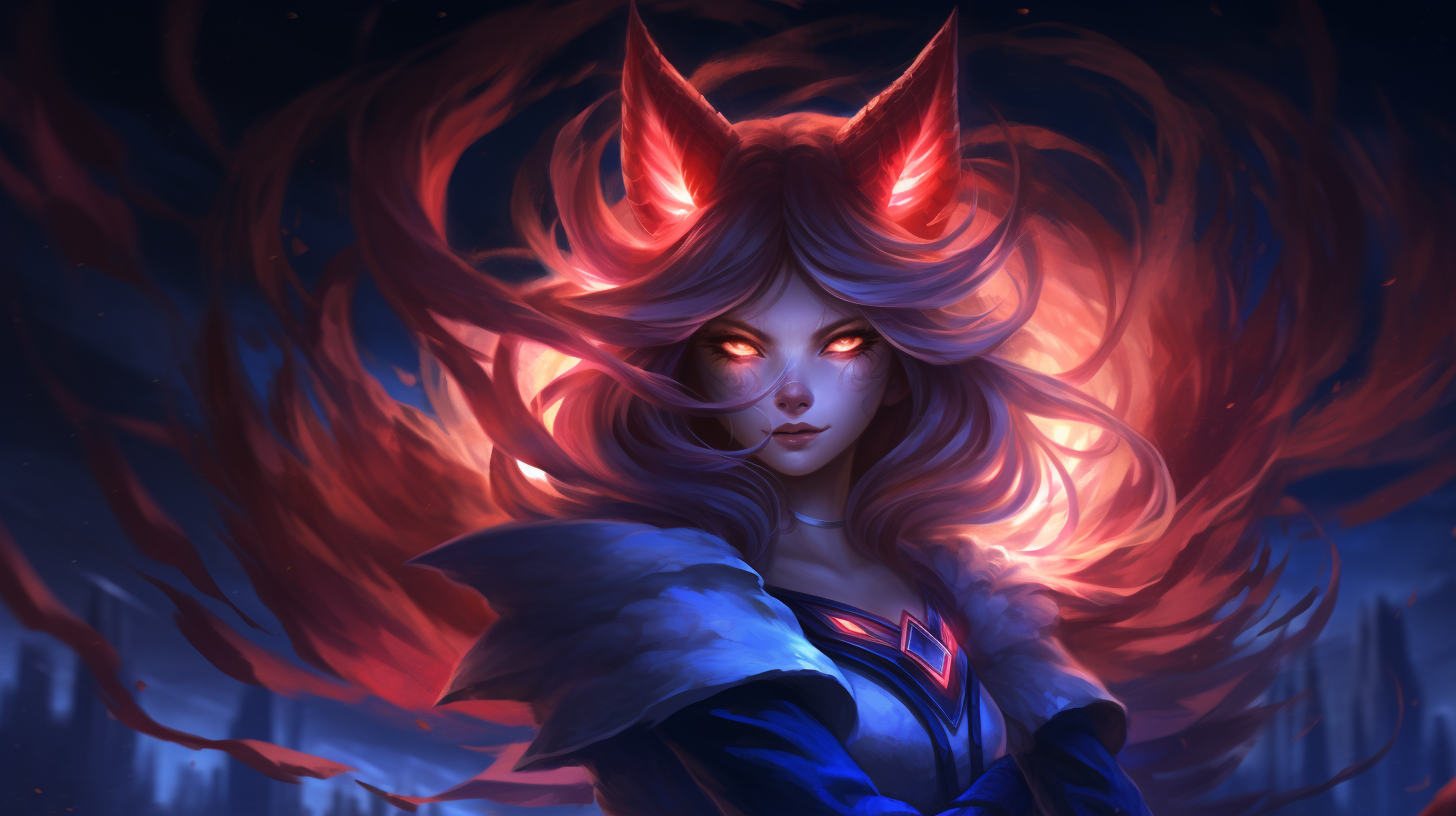 Ahri, the fox-like vastaya manipulating prey's emotions