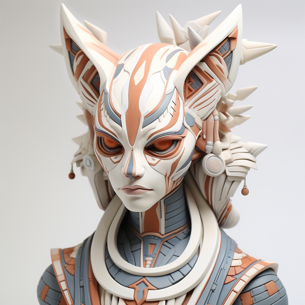 Exquisite Ahsoka Porcelain Figure for Display