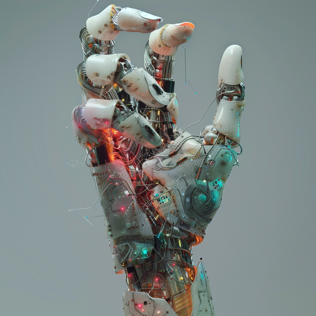 Artificial Intelligence Hand Kidney Image