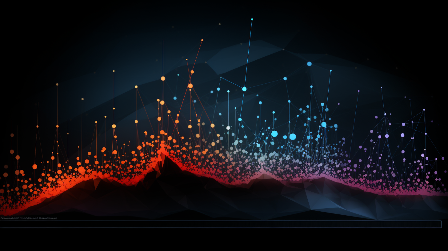 Inflection point graph visualization in AI