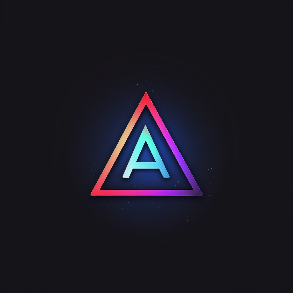 Minimalistic AI Logo with P