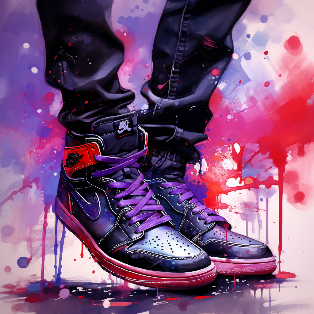 Air Jordan 1 Miles Morales Red Black Purple