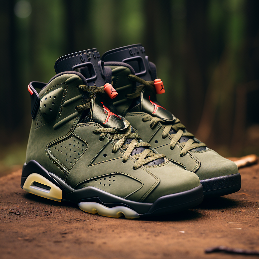 Stylish Air Jordan 6 Travis Scott Sneakers