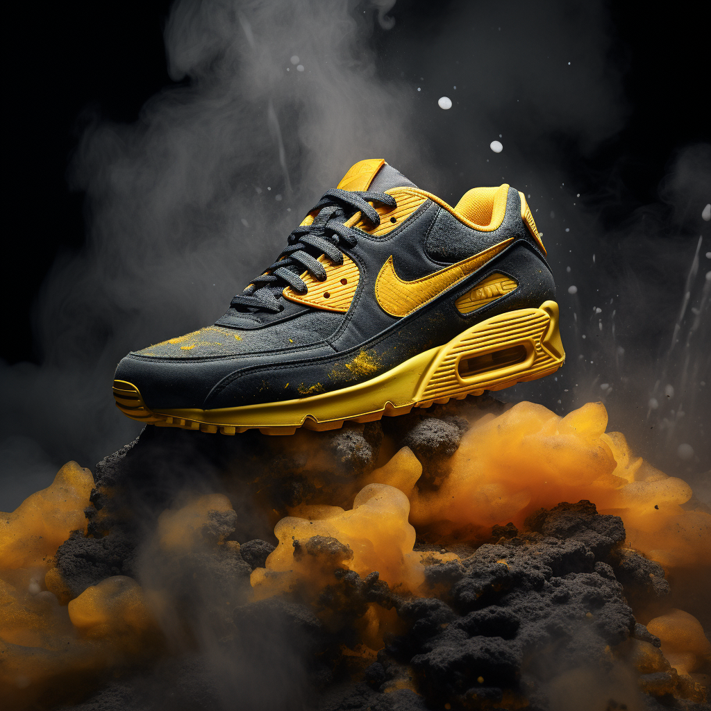 Hyperrealistic Air Max Stone Island Collaboration Sneaker