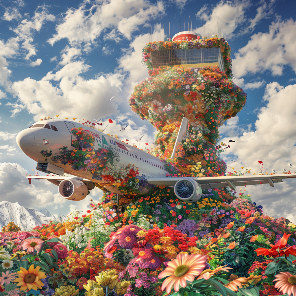 Flowers Airplane Control Tower