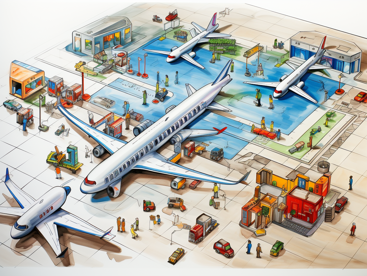 Airport Arrival Terminal Floor Plan